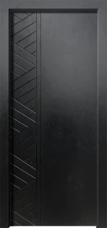 Экошпон с фрезеровкой лофт черный LS 00 929-2 