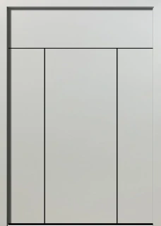 Экошпон гладкая риф белоснежный D 473-612 ДСФББ