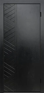 Экошпон с фрезеровкой лофт черный LS 00 929-2